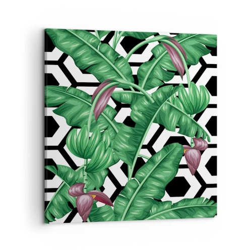 Impression sur toile - Image sur toile - Une composition symétrique par nature - 50x50 cm