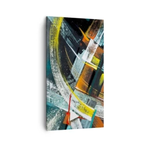 Impression sur toile - Image sur toile - L'énergie du mouvement - 45x80 cm