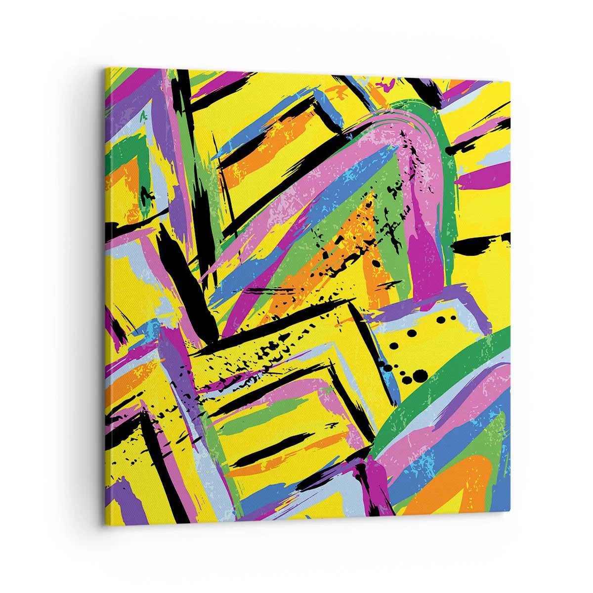 Impression sur toile - Image sur toile - Jusqu'à ce qu'il crie de joie - 60x60 cm