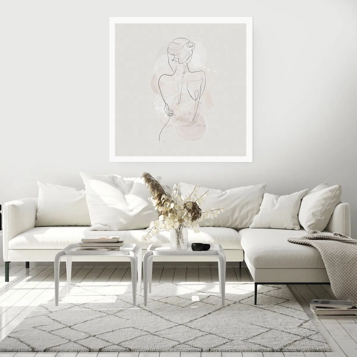 Affiche - Poster - Comme un instrument sensible - 60x60 cm