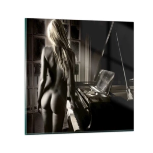 Impression sur verre - Image sur verre - Harmonie parfaite du soir - 60x60 cm