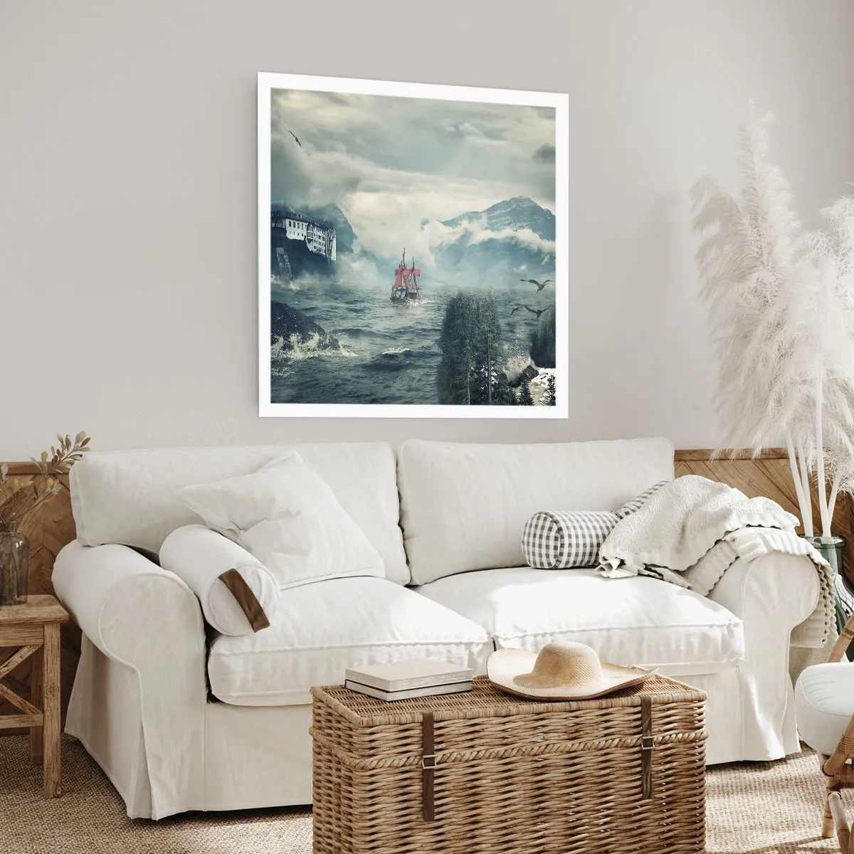 Affiche - Poster - Dans l'eau magique - 60x60 cm