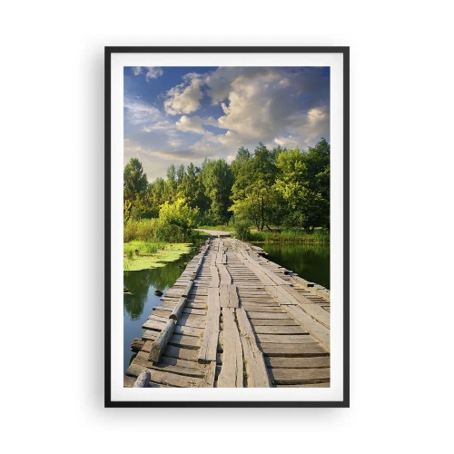 Affiche dans un cadre noir - Poster - L'été, l'été partout - 61x91 cm
