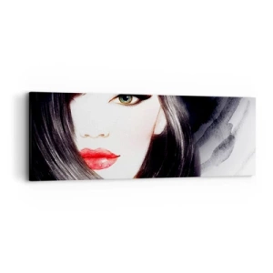 Impression sur toile - Image sur toile - Aspect saphir - 90x30 cm