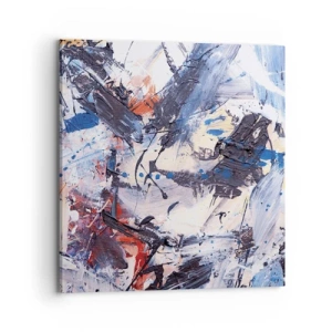 Impression sur toile - Image sur toile - La danse folle de l'abstrait - 70x70 cm