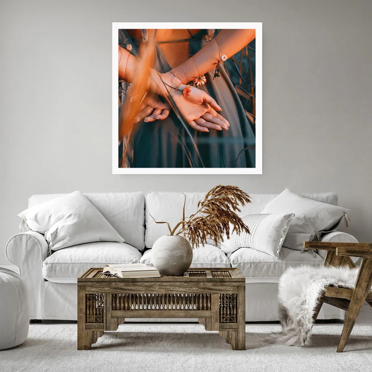 Affiche - Poster - Liée à la nature - 60x60 cm