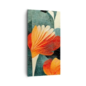 Impression sur toile - Image sur toile - La chaleur des tropiques et la fraîcheur de la verdure - 55x100 cm