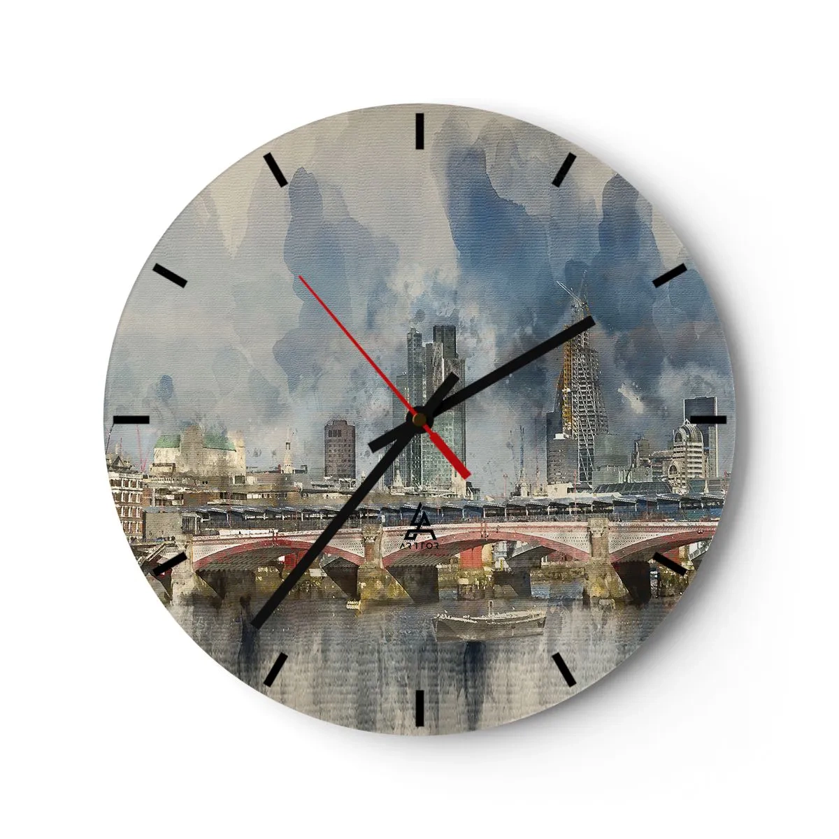 Horloge murale - Pendule murale - Londres dans toute sa splendeur - 40x40 cm