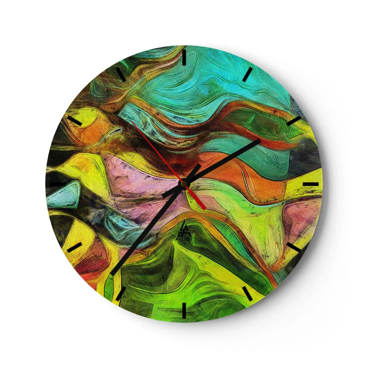 Horloge murale - Pendule murale - Le mouvement c'est la vie - 40x40 cm