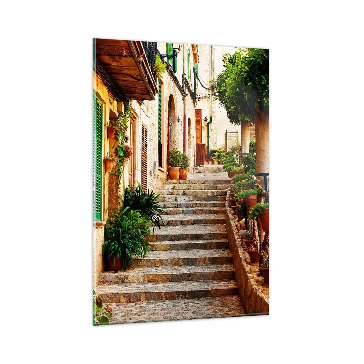 Impression sur verre - Image sur verre - Le charme des vacances espagnoles - 80x120 cm