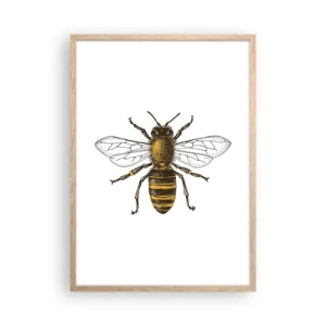 Affiche dans un chêne clair - Poster - Belle et bonne - 50x70 cm