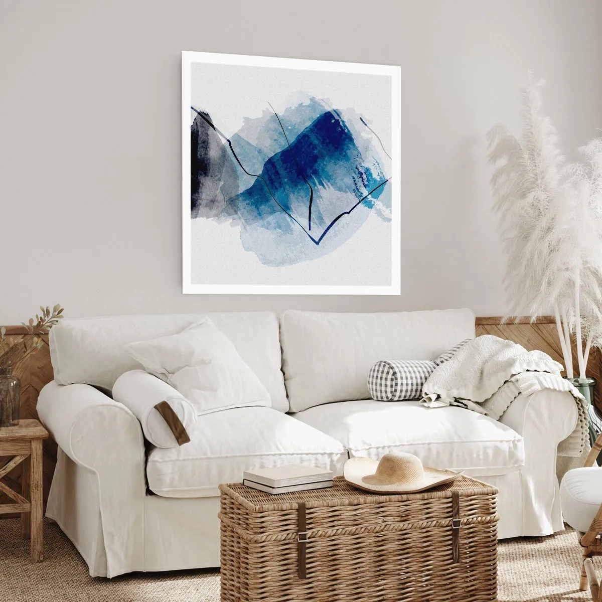 Affiche - Poster - Montagne de glace - 60x60 cm