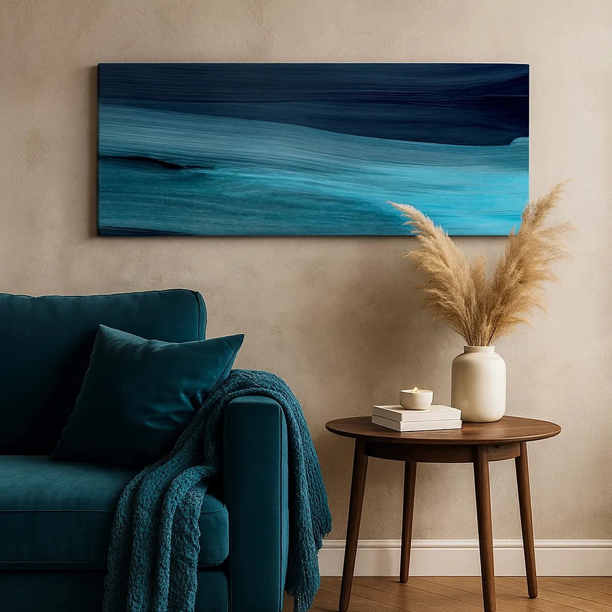 Impression sur toile - Image sur toile - Suivez le courant - 30x30 cm