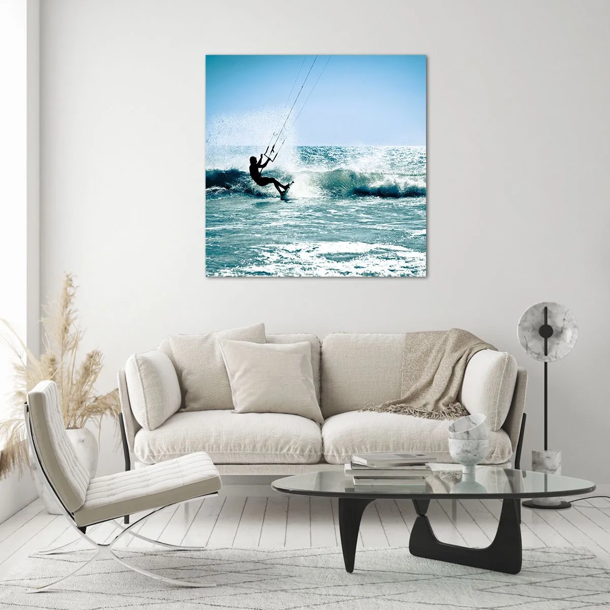 Impression sur verre - Image sur verre - On se laisse emporter - 70x70 cm