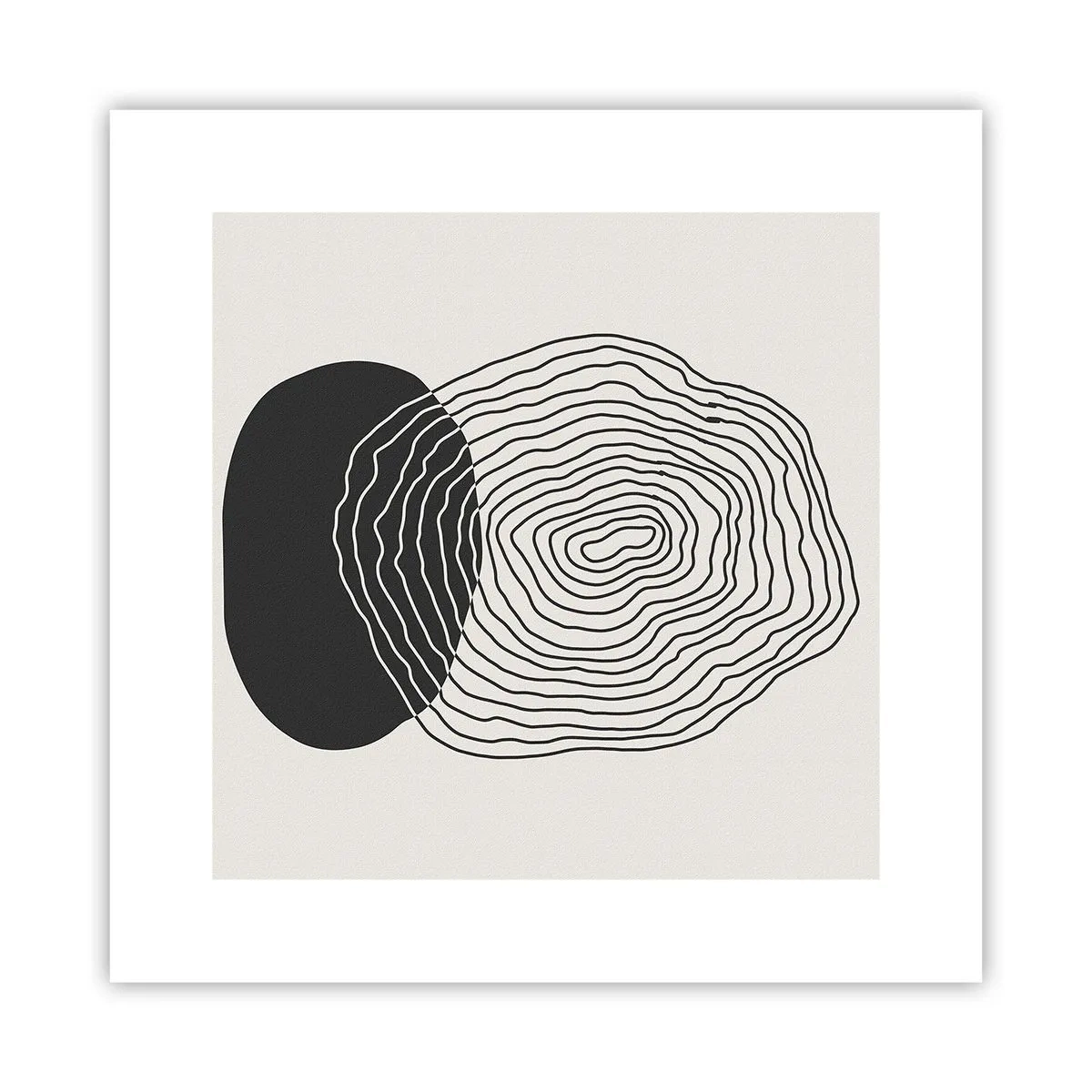 Affiche - Poster - Durabilité et oscillation - 30x30 cm