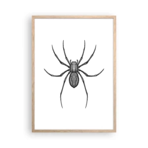 Affiche dans un chêne clair - Poster - Une précision troublante - 50x70 cm