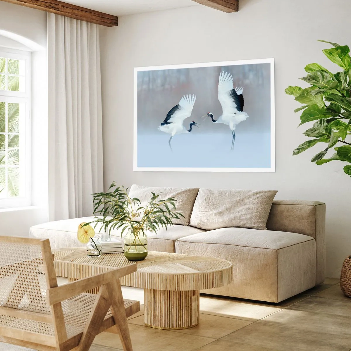 Affiche - Poster - Danse dans le brouillard - 50x40 cm