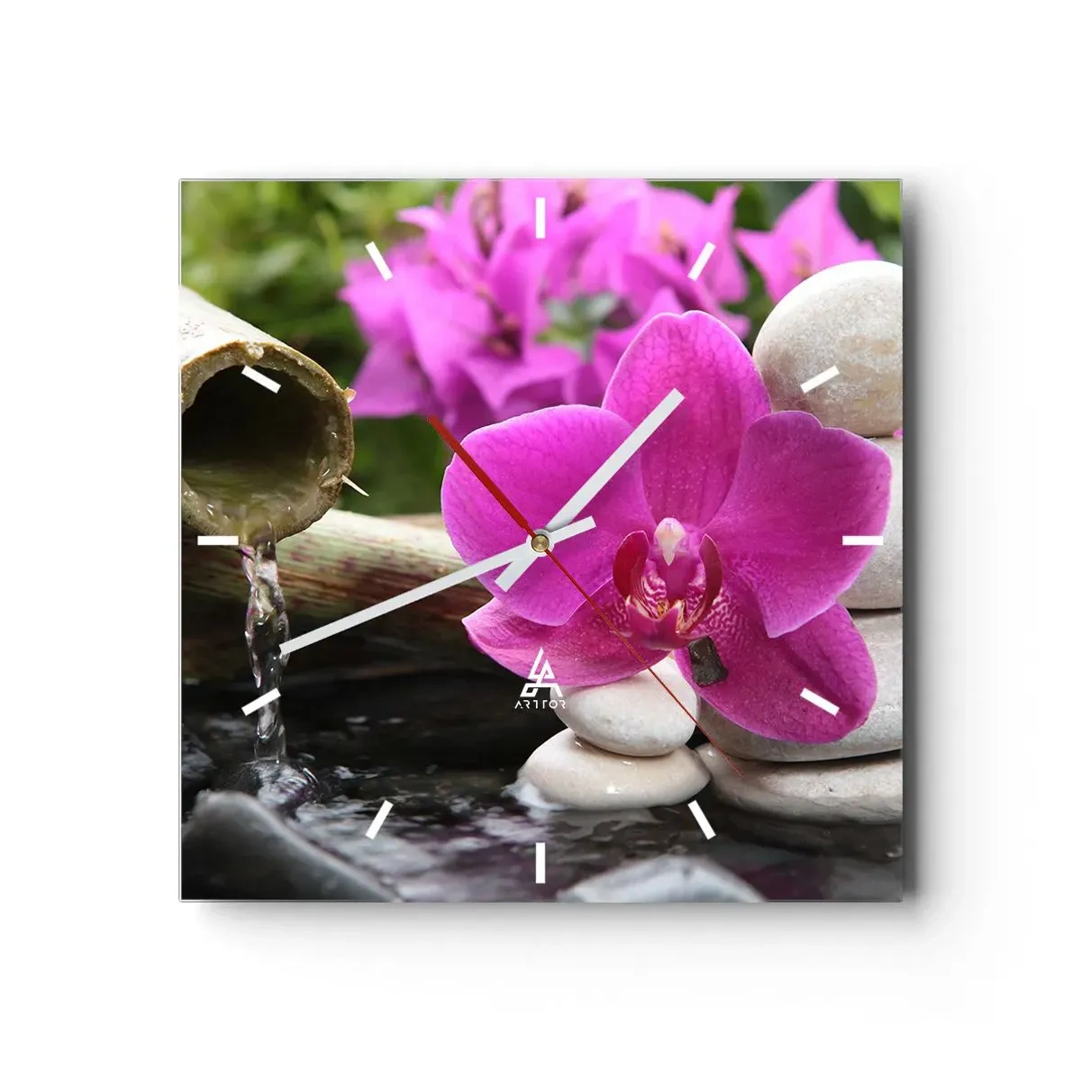 Horloge murale - Pendule murale - Tu te reposes déjà - 40x40 cm