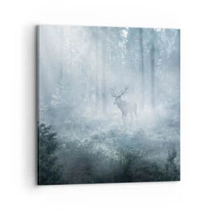 Impression sur toile - Image sur toile - Visite matinale du domaine - 70x70 cm