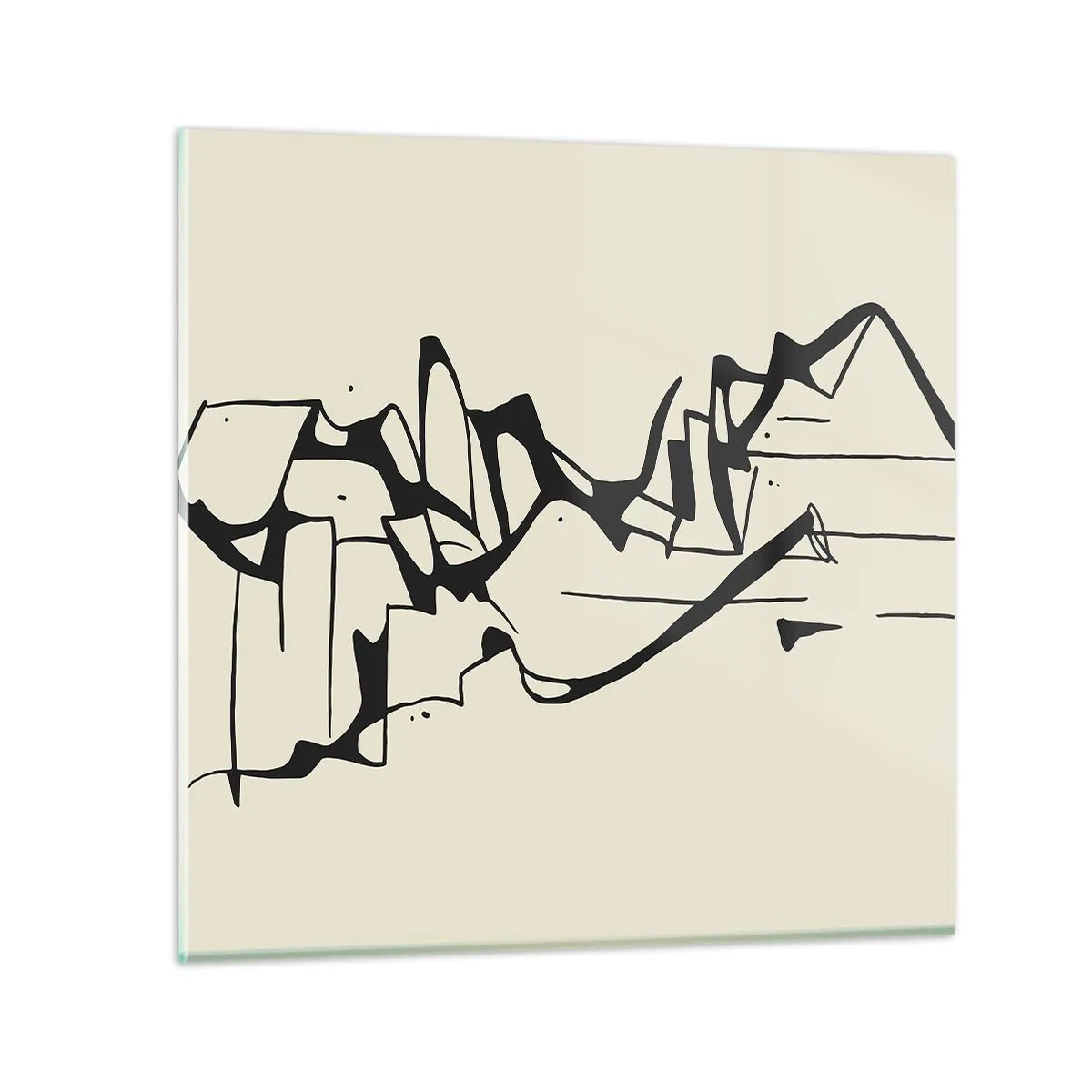 Impression sur verre - Image sur verre - Peut-être un paysage - 40x40 cm