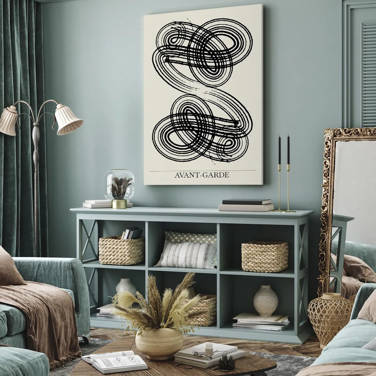 Impression sur toile - Image sur toile - C'est venu spontanément - 55x100 cm