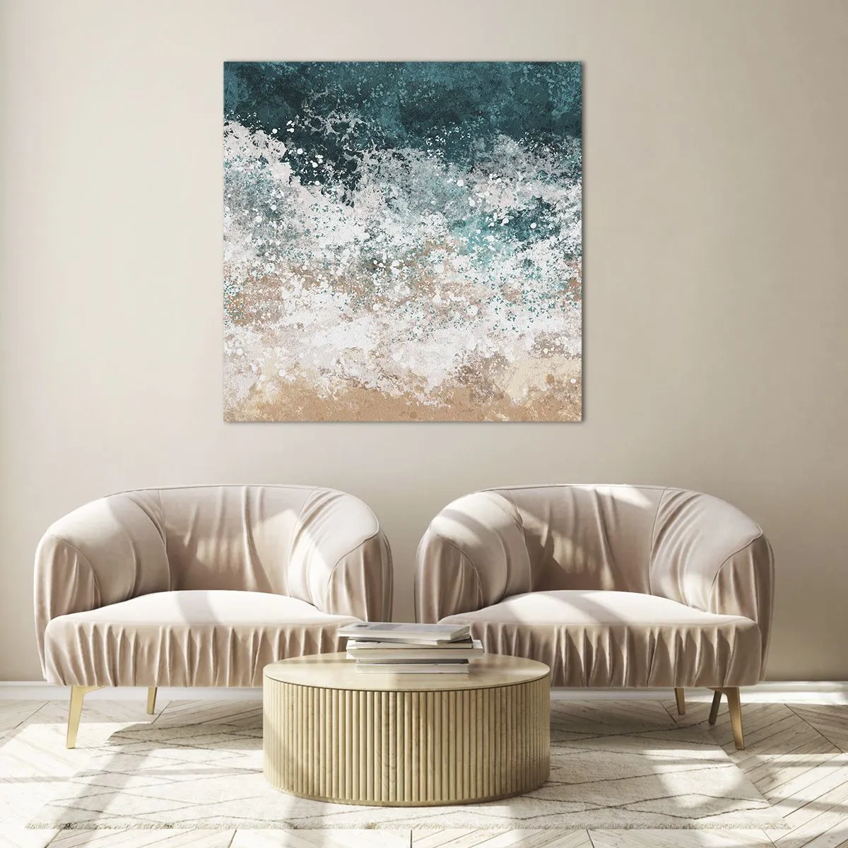 Impression sur verre - Image sur verre - Histoires de la mer - 30x30 cm