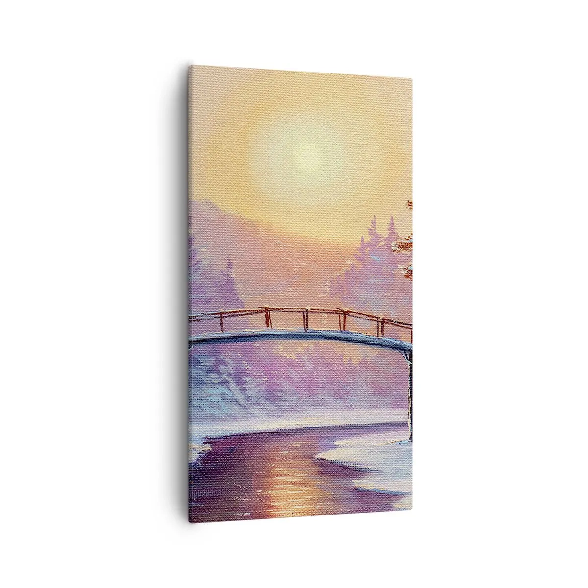 Impression sur toile - Image sur toile - Quatre saisons - hiver - 55x100 cm