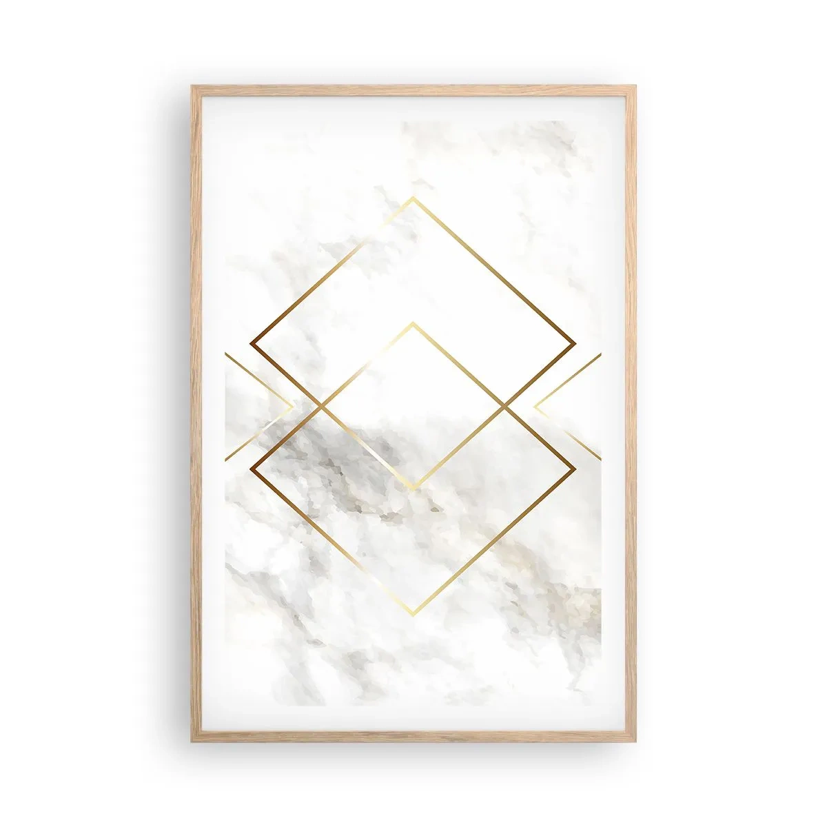 Affiche dans un chêne clair - Poster - Vue à l'infini - 61x91 cm