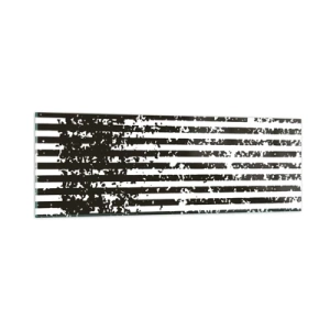 Impression sur verre - Image sur verre - Rythme et bruissement - 90x30 cm