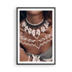 Affiche dans un cadre noir - Poster - Talismans, rituels de la féminité - 61x91 cm