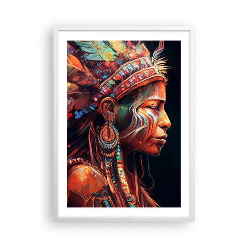 Affiche dans un cadre blanc - Poster - Rituel magique - 50x70 cm