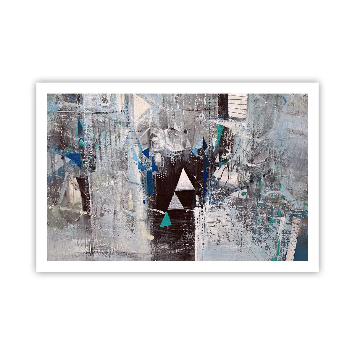 Affiche - Poster - Ordre prioritaire des triangles - 91x61 cm