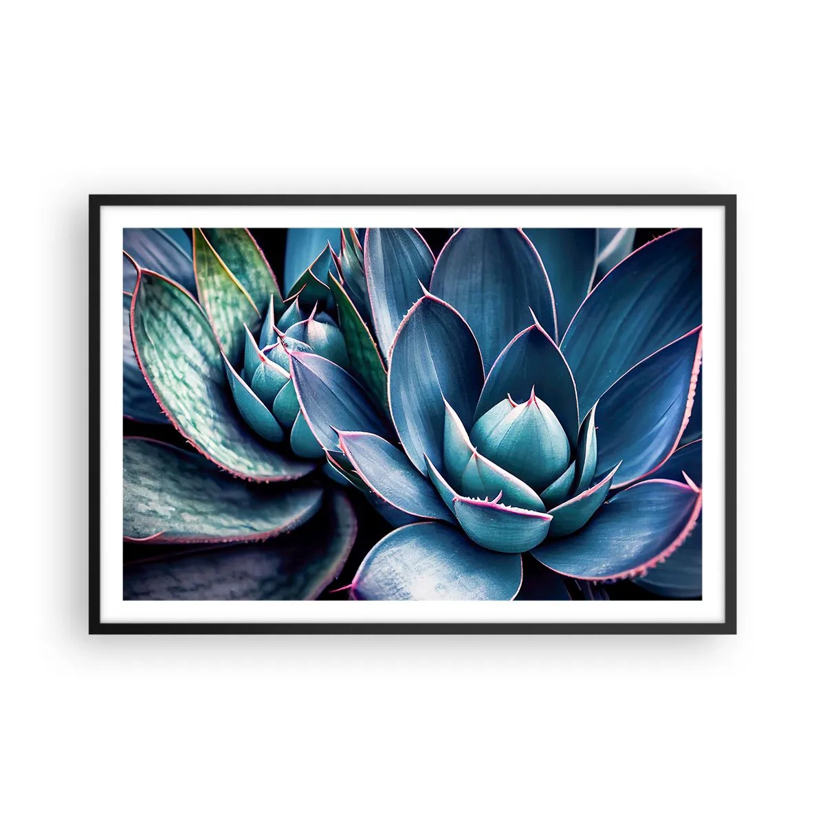 Affiche dans un cadre noir - Poster - Force vital - 91x61 cm