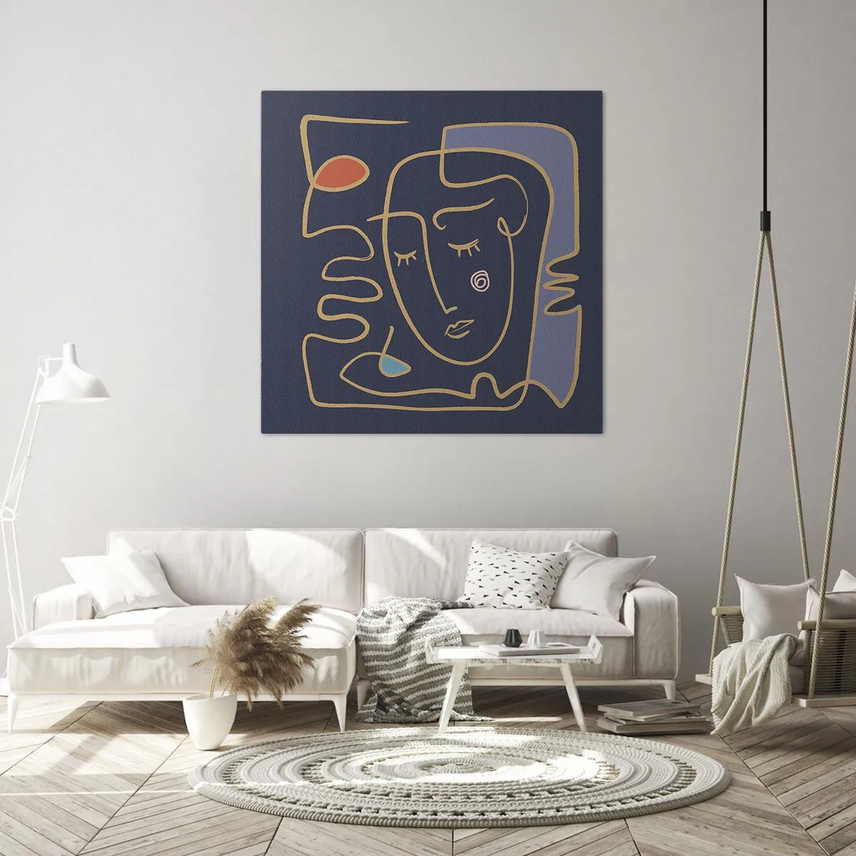 Impression sur toile - Image sur toile - En réflexion - 50x50 cm