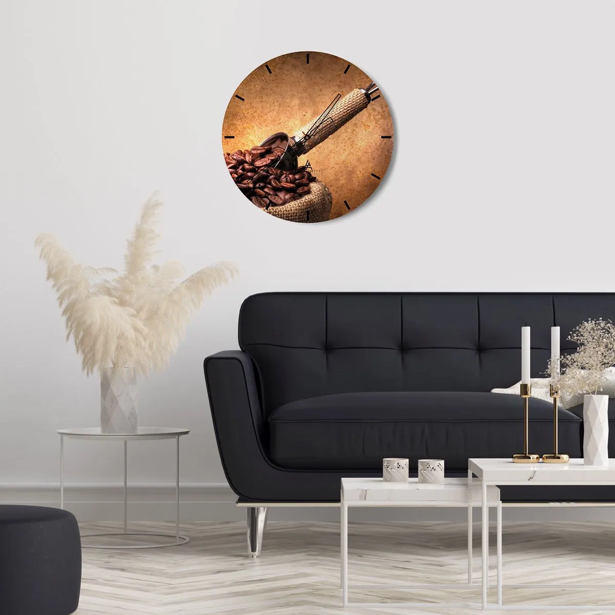 Horloge murale - Pendule murale - A la source de la saveur - 30x30 cm