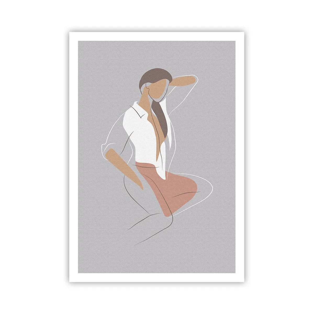 Affiche - Poster - Contour gracieux - 70x100 cm