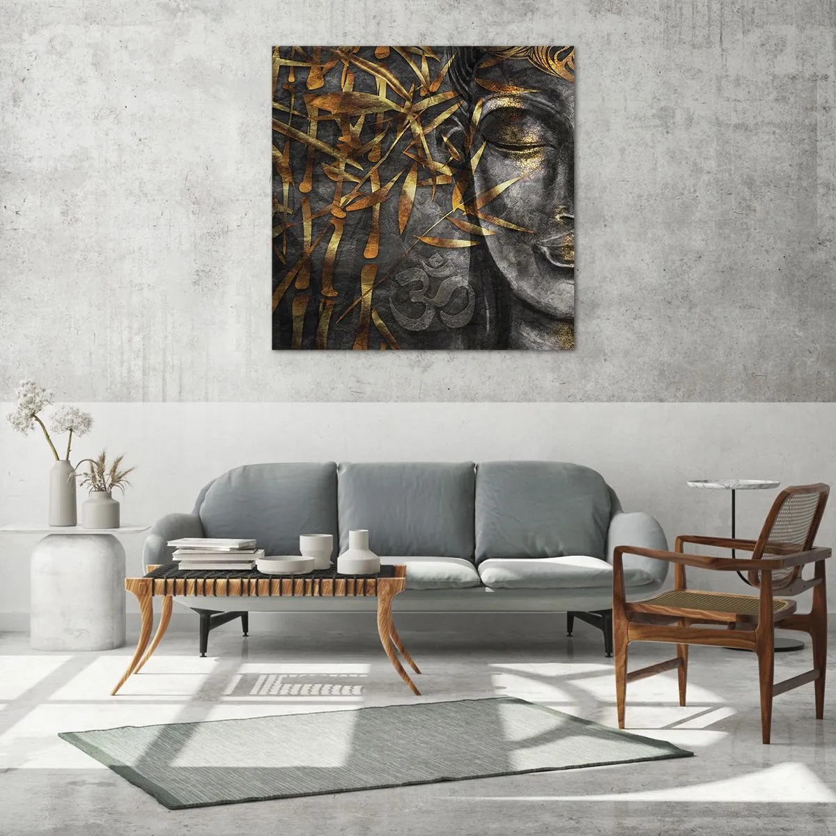 Impression sur verre - Image sur verre - Ressentir le calme - 50x50 cm