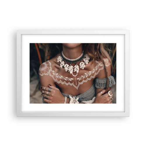 Affiche dans un cadre blanc - Poster - Talismans, rituels de la féminité - 40x30 cm