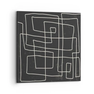 Impression sur toile - Image sur toile - Pas aussi simple - 70x70 cm