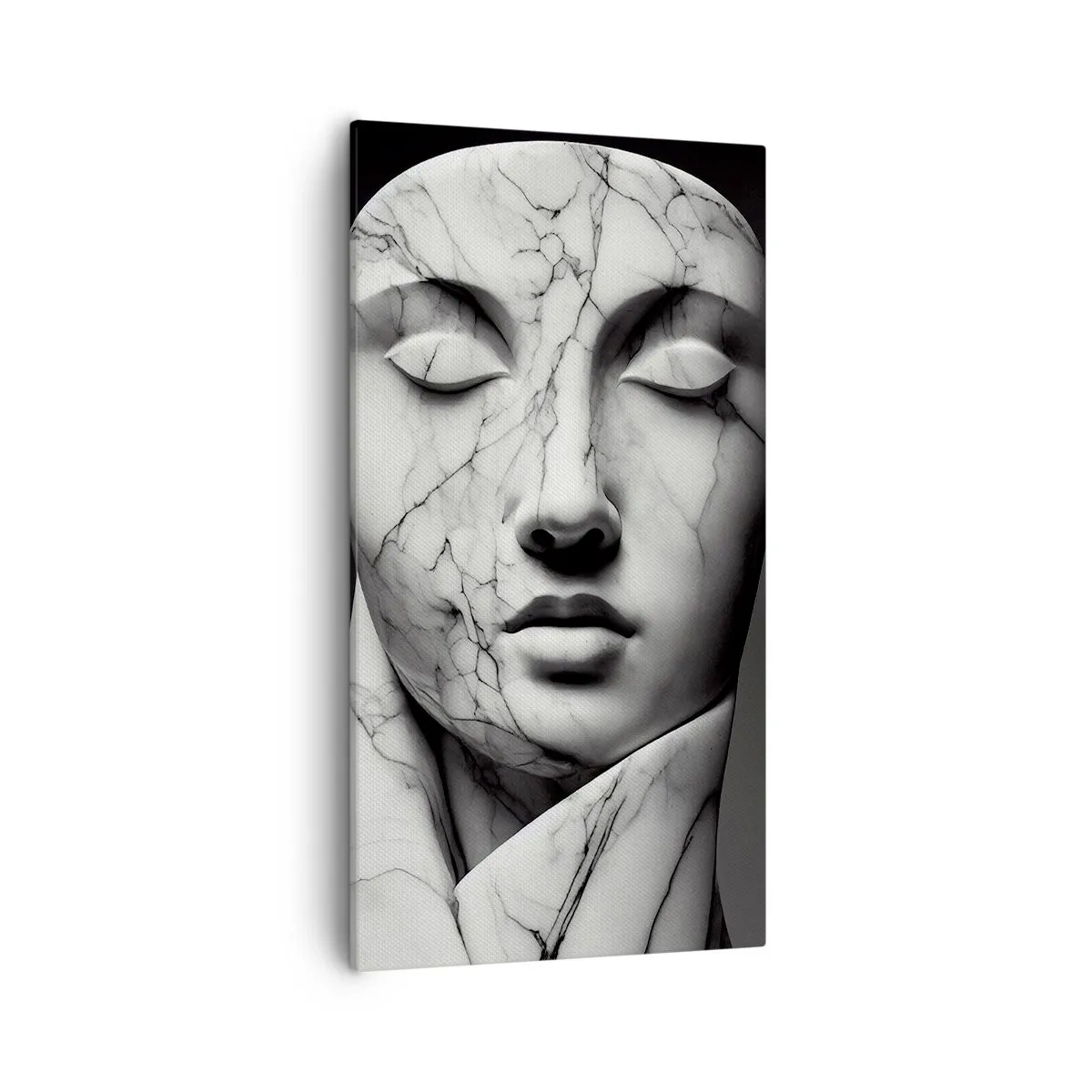 Impression sur toile - Image sur toile - Marmurowe kształty - 55x100 cm