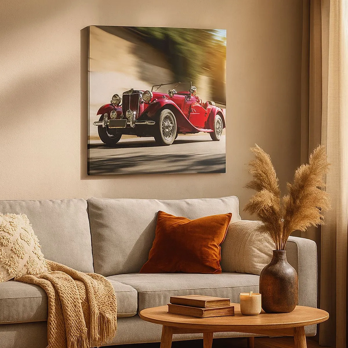 Impression sur toile - Image sur toile - Plus belle que Nike de Samothrace - 30x30 cm