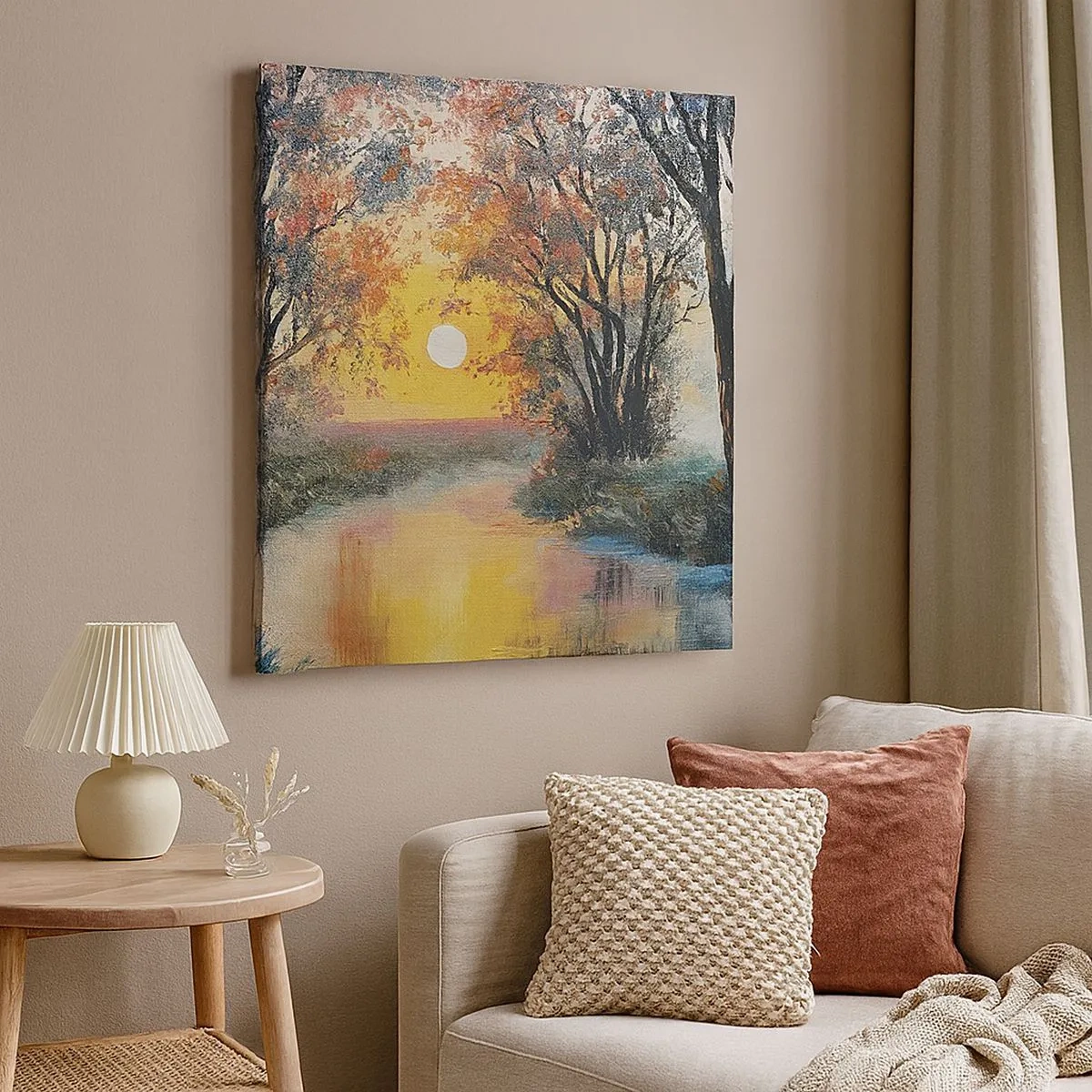 Impression sur toile - Image sur toile - Climats de printemps - 30x30 cm
