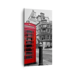 Impression sur toile - Image sur toile - Le plus rouge d'Europe - 65x120 cm