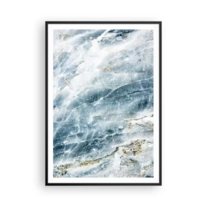 Affiche dans un cadre noir - Poster - Monde de glace - 70x100 cm