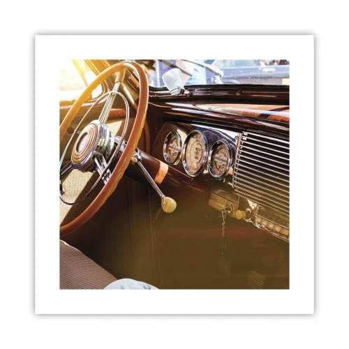 Affiche - Poster - Souffle de luxe venu du passé - 40x40 cm