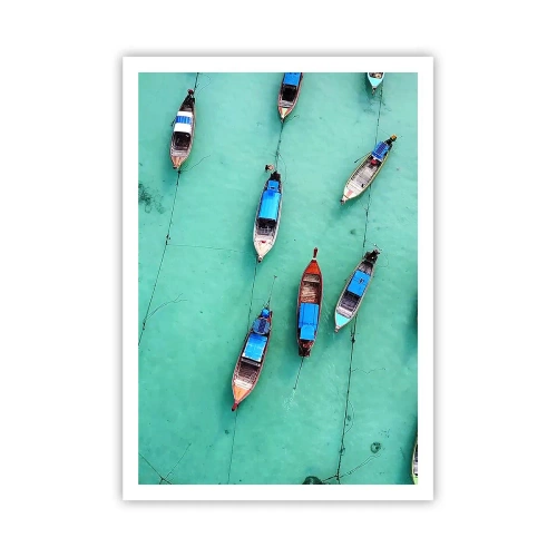 Affiche - Poster - Dans une attente jouyeuse - 70x100 cm