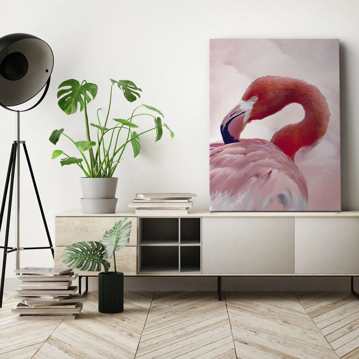 Impression sur toile - Image sur toile - Beauté des oiseaux - 65x120 cm