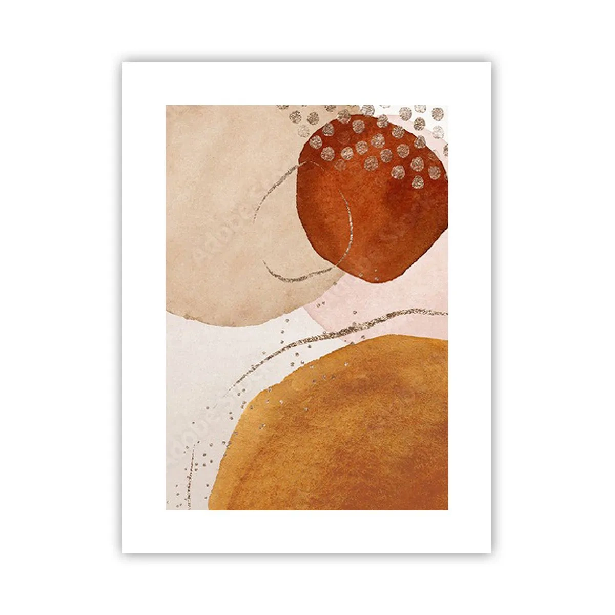 Affiche - Poster - Rondeur et mouvement - 30x40 cm