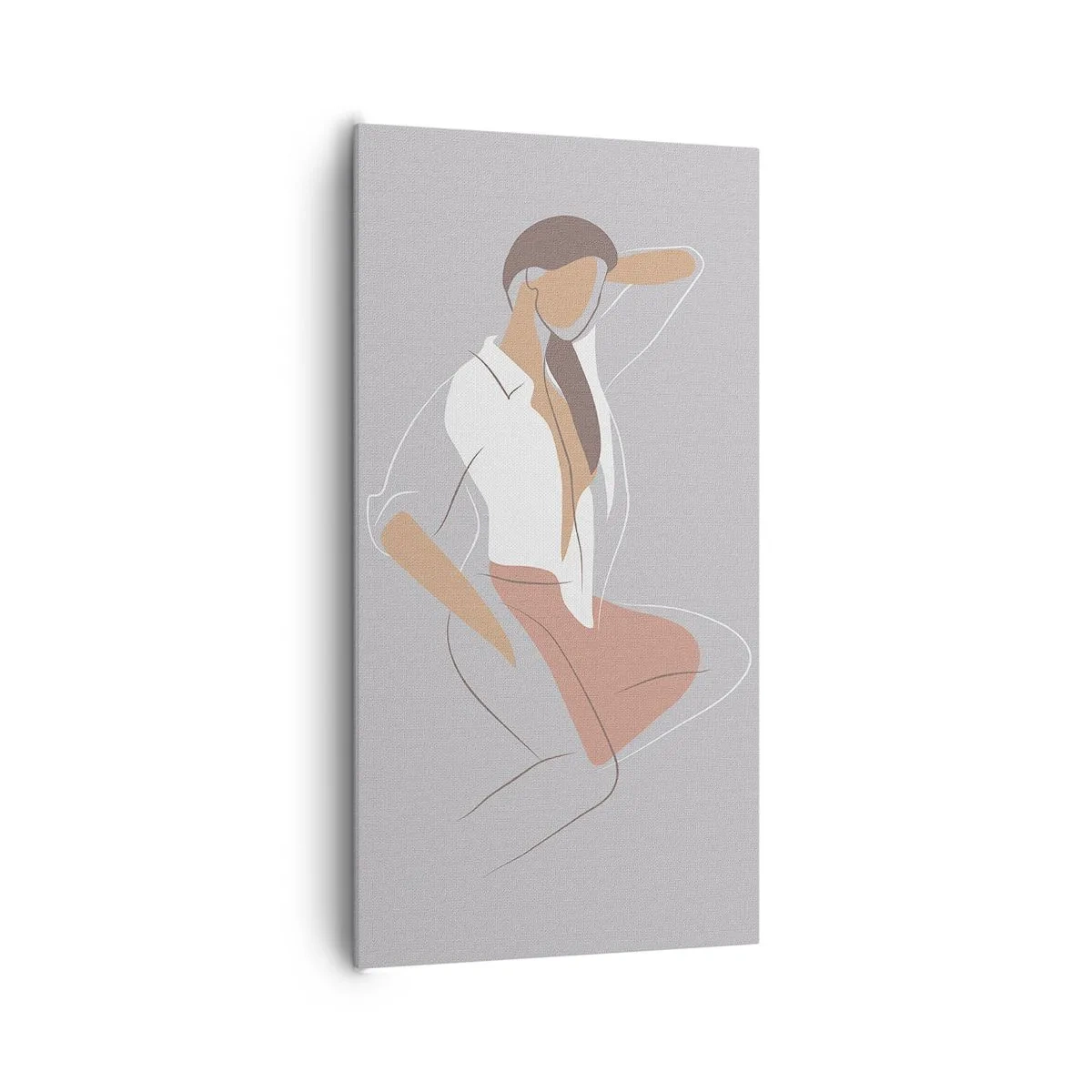 Impression sur toile - Image sur toile - Contour gracieux - 65x120 cm