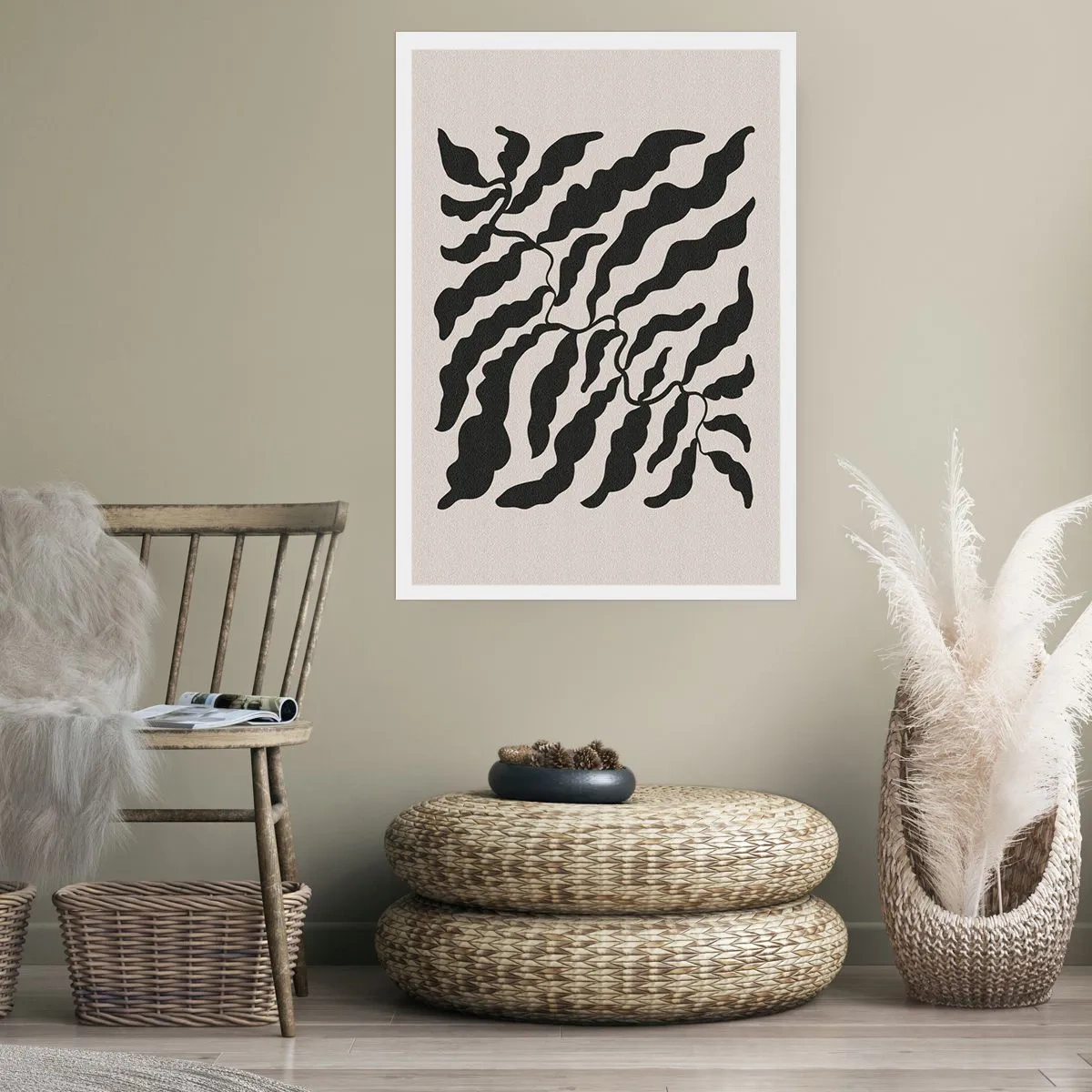 Affiche - Poster - La nature du carré - 61x91 cm